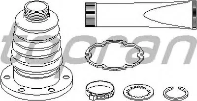Комплект пылника, приводной вал TOPRAN купить