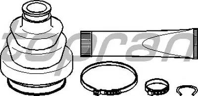 Комплект пылника, приводной вал TOPRAN купить