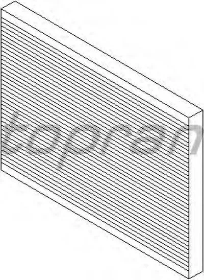 Фильтр, воздух во внутренном пространстве TOPRAN купить