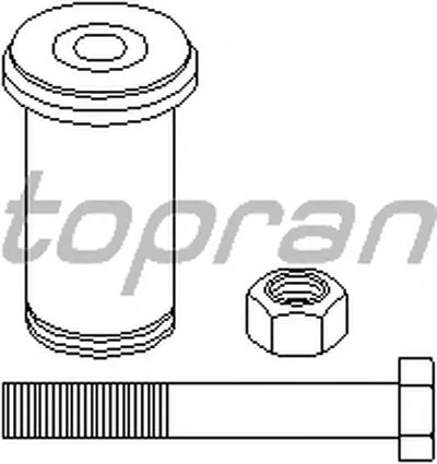 Ремкомплект, направляющий рычаг TOPRAN купить
