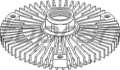 Сцепление, вентилятор радиатора TOPRAN купить