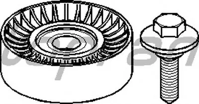 Паразитный / ведущий ролик, поликлиновой ремень TOPRAN купить