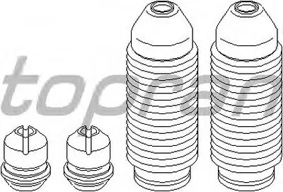 Пылезащитный комплект, амортизатор TOPRAN купить