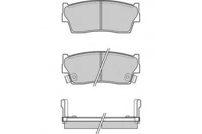 Комплект тормозных колодок, дисковый тормоз E.T.F. купить