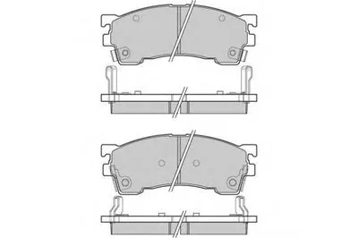 Комплект тормозных колодок, дисковый тормоз E.T.F. купить