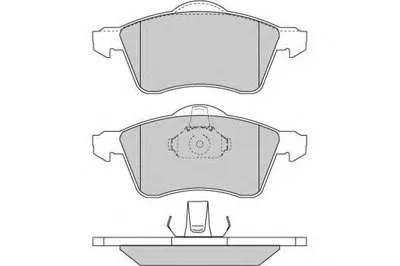 Комплект тормозных колодок, дисковый тормоз E.T.F. купить