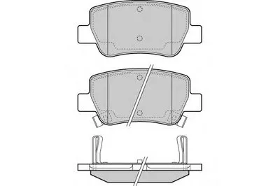 Комплект тормозных колодок, дисковый тормоз E.T.F. купить
