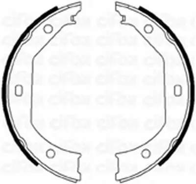Комплект тормозных колодок, стояночная тормозная система CIFAM купить