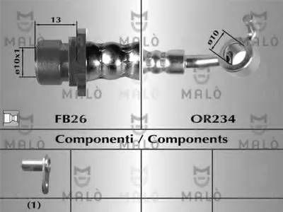 Тормозной шланг MALÒ купить