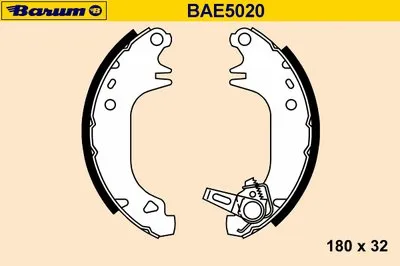 Комплект тормозных колодок BARUM купить