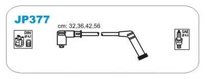 Комплект проводов зажигания JANMOR купить