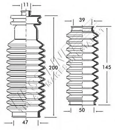 Пыльник, рулевое управление FIRST LINE купить