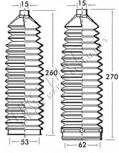 Пыльник, рулевое управление FIRST LINE купить
