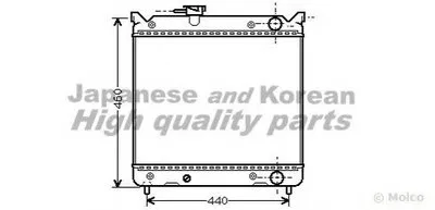 Радиатор, охлаждение двигателя ASHUKI купить
