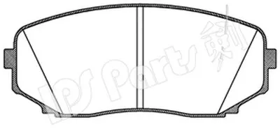 Комплект тормозных колодок, дисковый тормоз IPS Parts IPS Parts купить