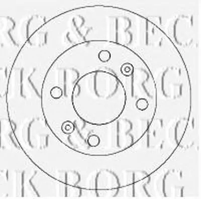 Тормозной диск BORG & BECK купить