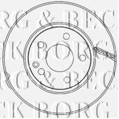 Тормозной диск BORG & BECK купить