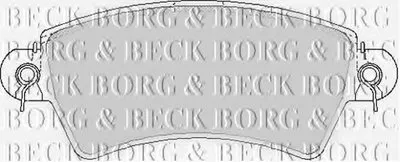 Комплект тормозных колодок, дисковый тормоз BORG & BECK купить