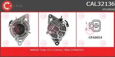 Генератор GENUINE SERIES CASCO купить