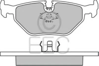 Комплект тормозных колодок, дисковый тормоз EEC купить