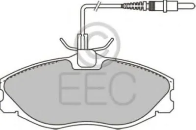 Комплект тормозных колодок, дисковый тормоз EEC купить