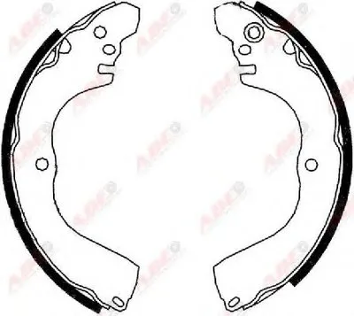 Комплект тормозных колодок ABE купить