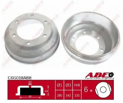 Тормозной барабан ABE купить