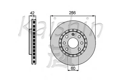 Тормозной диск KAISHIN купить