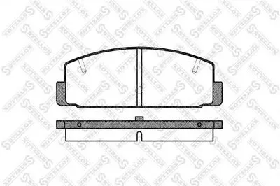 Комплект тормозных колодок, дисковый тормоз STELLOX купить