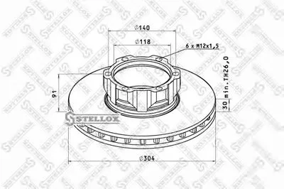 Тормозной диск STELLOX купить