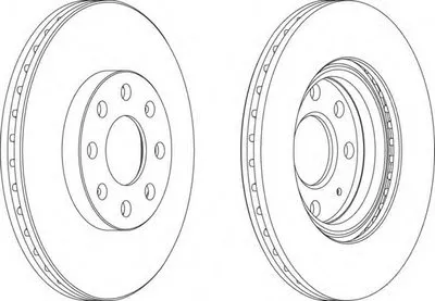 Тормозной диск PREMIER FERODO купить