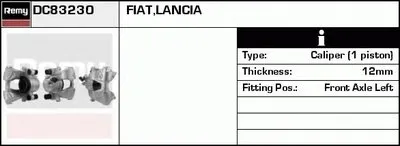 Тормозной суппорт Remanufactured REMY (Multiline) DELCO REMY купить