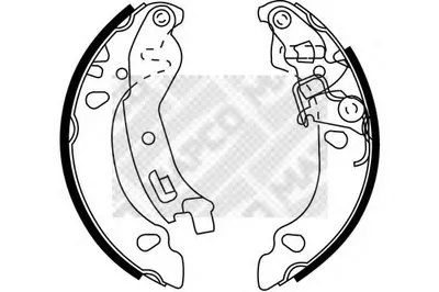 Комплект тормозных колодок MAPCO купить