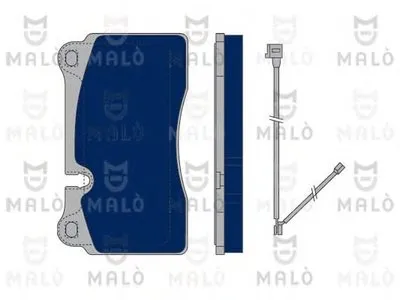 Комплект тормозных колодок, дисковый тормоз MALÒ купить