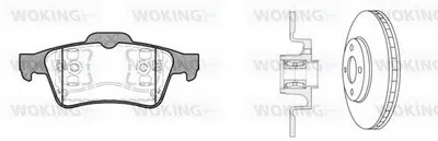 Комплект тормозов, дисковый тормозной механизм WOKING купить