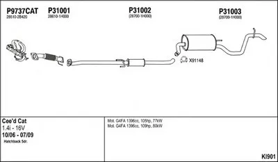 Система выпуска ОГ FENNO купить