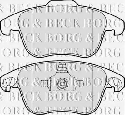 Комплект тормозных колодок, дисковый тормоз BORG & BECK купить