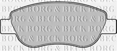 Комплект тормозных колодок, дисковый тормоз BORG & BECK купить