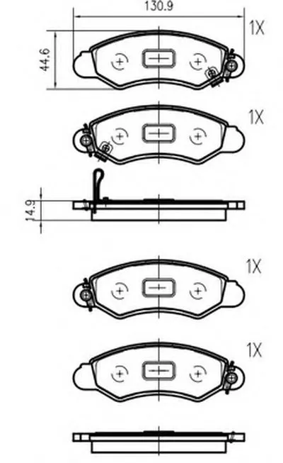 Комплект тормозных колодок, дисковый тормоз VEMA купить