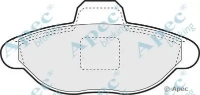 Комплект тормозных колодок, дисковый тормоз APEC braking купить