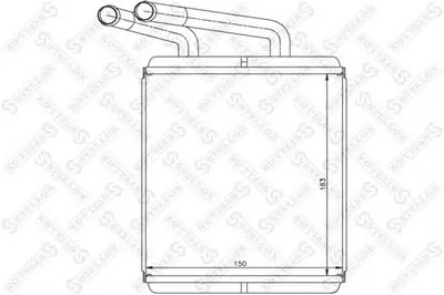 Теплообменник, отопление салона STELLOX купить