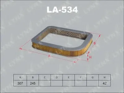 Воздушный фильтр LYNXauto купить
