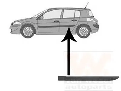 Облицовка / защитная накладка, дверь VAN WEZEL купить