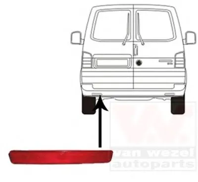 задний прожектор VAN WEZEL купить