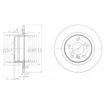 Тормозной диск DELPHI купить
