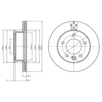 Тормозной диск DELPHI купить