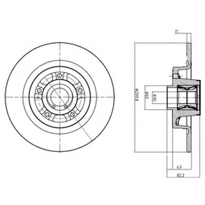 Тормозной диск DELPHI купить