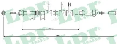 Трос, стояночная тормозная система LPR купить