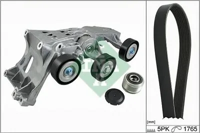 Поликлиновой ременный комплект INA купить