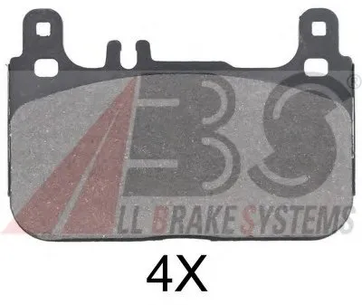 Комплект тормозных колодок, дисковый тормоз A.B.S. купить